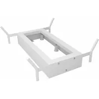 Polysan Reduta Badframe 150x75cm, mat wit