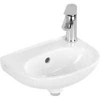 Villeroy & Boch O.novo Fontein - 360 x 275 x 145 mm - glans wit Alpin (wit) - met overloop 43403601