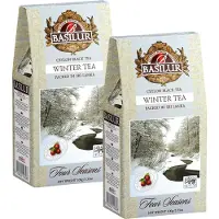 Sarcia.eu BASILUR Winter Tea Zwarte bladthee met toegevoegd cranberryfruit 100 g X 2