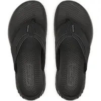 SKECHERS Teenslippers zwart