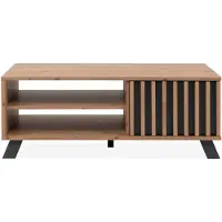 Die Möbelfundgrube Medan 55A salontafel houtmateriaal Artisan Eik/Antraciet
