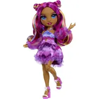 Rainbow High Be Dazzling-modepoppen - Noémie Violette (paars) met bedazzle-tool en glinsterende strass-steentjes