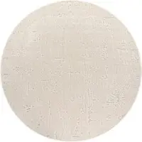 Tapis.fr Binnen- en buitenkleed Cotara crème 160 cm rond