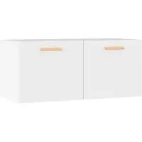 vidaXL Wandkast 80x35x36,5 cm bewerkt hout wit