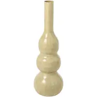 J-Line Vase 267563 Lichtgroen – Metalen decoratieve vaas 92 cm