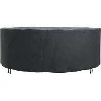 vidaXL Meubelbescherming Zwart 244 x 244 x 85 cm 210D Oxford Stof