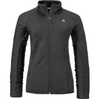 Schöffel Functionele fleece jas 'Style Cascata' zwart / wit