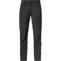 Schöffel - Women's Pants Ascona Zip Off - Trekkingbroek 17 - Short, zwart