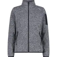 CMP - Women's Jacket Jacquard Knitted - Fleecevest 50, grijs