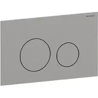 Geberit Drukplaat Sigma 40, 2-toets Square Glas Wit