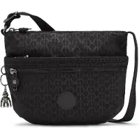 Kipling Schoudertas 'Arto' grijs / zwart