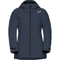 Jack Wolfskin Flowline Pro 2L Ins, skijack, dames, donkerblauw