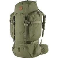 Fjällräven Sportrugzak 'Kajka 100' bruin / groen