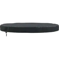 vidaXL Tuintafel Hoes Zwart 92 x 92 x 10 cm 420D Oxford stof