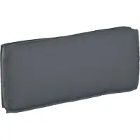vidaXL Kussen Antraciet 120 x 50 x 12 cm Oxford Stof