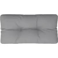 vidaXL Palletkussen 80x40x12 cm stof grijs