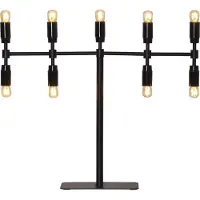 Eglo Kandelaar Twice, zwart, 9-lamps, 42 cm Twice, zwart, metaal