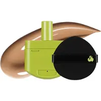 Unleashia Satin Wear Healthy-Green Cushion Re-Feel + Puff - No.29N Bamboo No.29N Bamboo
