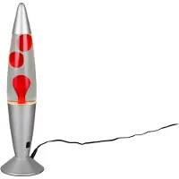 RL LIVE YOUR LIGHT REALITY VESUV - Lava lamp - Transparant helder - incl. 1x SMD 21 W - rode lava
