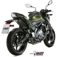 MIVV Delta Race Kawasaki Ninja 650/z650 2017-23 K.044.ldrb Gehomologeerd Compleet Uitlaatsysteem