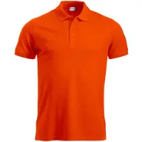 Clique Poloshirt Manhattan L / Oranje