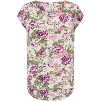 ONLY Blouse 'ONLVic' crème / riet / orchidee / donkerlila