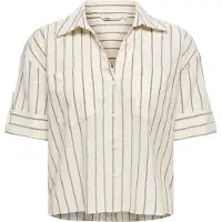 ONLY Blouse 'ONLTIZANA' taupe / lichtgrijs