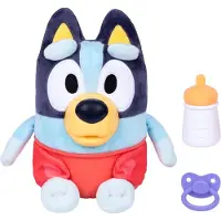 Bluey - Verzorg & Knuffel je pluchen Baby Bluey - Knuffel met geluid