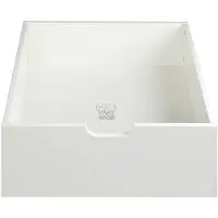 Sebra Bettschublade - 71x55x21 cm - Baby & Junior - Classic+ Whi - - One Size - Schubladen