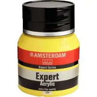 Amsterdam Expert Series Acrylverf Pot 400 ml - Permanent Citroengeel 254