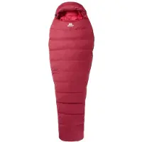 Mountain Equipment - Women's Olympus 450 - Donzen slaapzak Long - Body Size: 185 cm, rhubarb