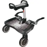 Lascal Meerijdplankje Universeel Maxi+ Grey Met Zitje