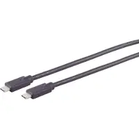 Shiverpeaks USB-C kabel | USB2.0 | PD 100W | zwart | 4 meter