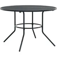 Syfax Terrastafel rond Ø110x72,5 cm gepoedercoat staal antracietkleur