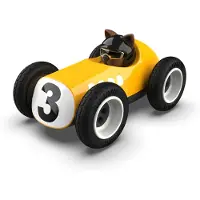 Playforever - Speelgoedauto - Egg Sunnysider - Geel