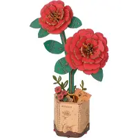 Robotime houten 3D puzzel - Camellia