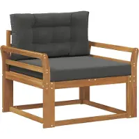 vidaXL Buiten Midden Sofa Naturel
