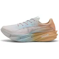 Puma Deviate NITRO Elite 4 RC Hardloopschoenen Blauw Oranje SS26, Maat 43 - EUR