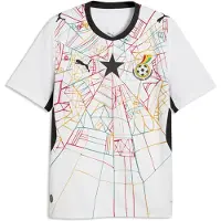 Puma Functioneel shirt 'GFA Home Jersey Replica' ombergrijs / bloedrood / zwart / wit