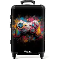 NoBoringSuitcases.com - Gaming kinderkoffer jongen - Trolley kind jongens - 20 kg bagage