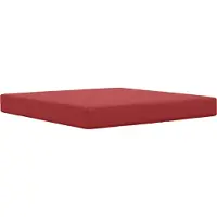 vidaXL Buitenbankkussen Polyester Wijnrood 80 x 80 x 8 cm