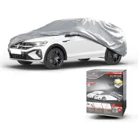 Car Comfort CarComfort Dekzeil voor auto - autozeil volledige garage SUV maat S zilver