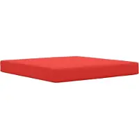 vidaXL Buitenbankkussen Polyester Rood 80 x 80 x 8 cm