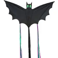 Invento eenlijnskindervlieger Bat 60 cm zwart