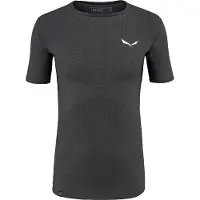Salewa - Zebru Responsive S/S Tee - Merino-ondergoed M, grijs