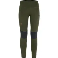 Fjällräven - Women's Abisko Trekking Tights HD - Legging S, olijfgroen