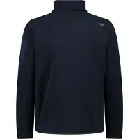 CMP - Jacket Jacquard Knitted 3H60747N - Fleecevest 60, blauw/zwart