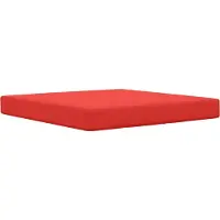 vidaXL Buitenbankkussen Polyester Rood 80 x 80 x 8 cm