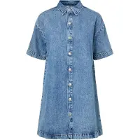 Pieces Blousejurk 'PCSky' blauw denim