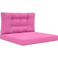 vidaXL Buitenbankkussen Polyester Roze 80 x 80 cm